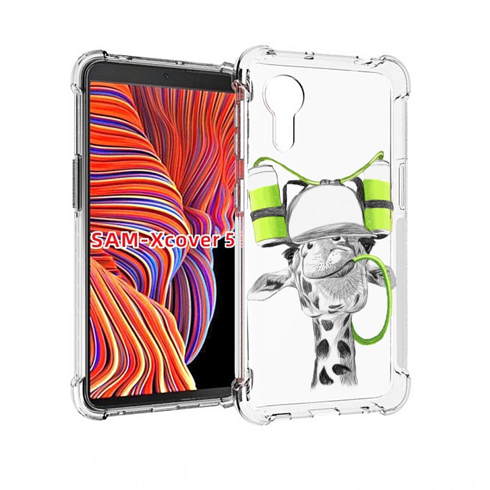 

Чехол MyPads Жираф для Samsung Galaxy Xcover 5, Прозрачный, Tocco