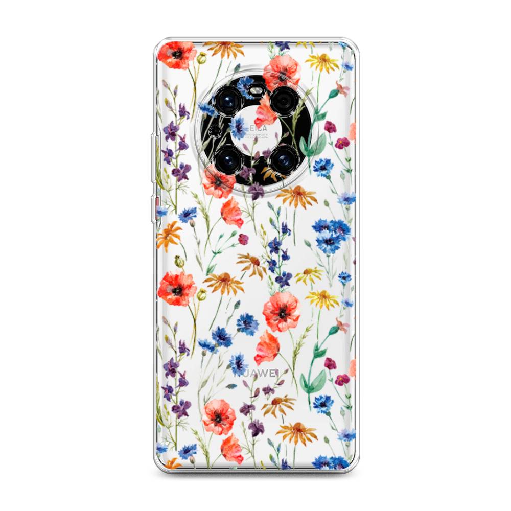 

Чехол Awog на Huawei Mate 40E Pro "Маки и васильки фон", 6107550-8