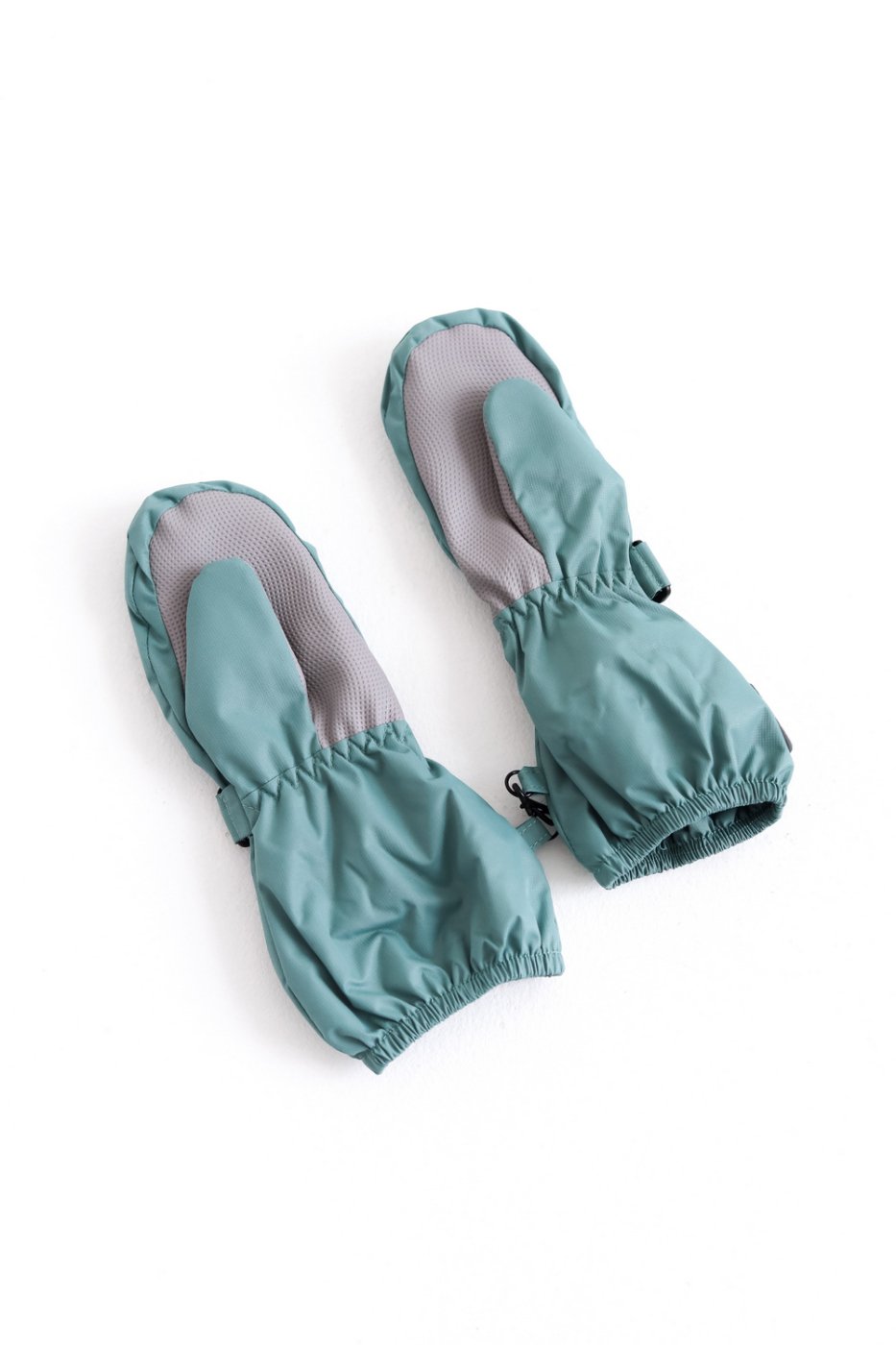 Варежки детские Minidino А-РУК-002, васаби/серый, 11