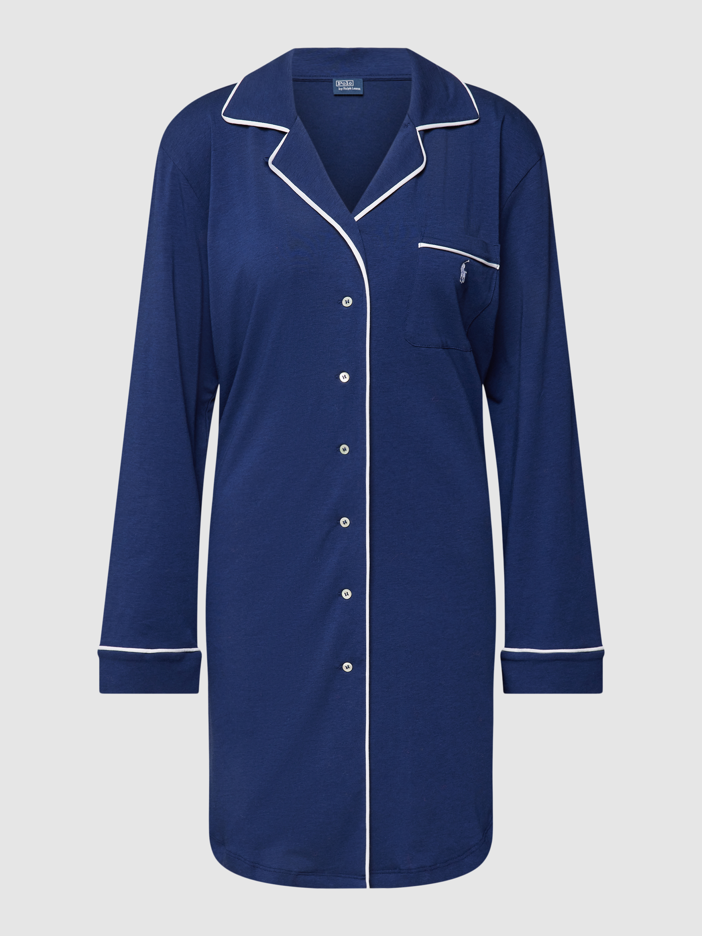Рубашка домашняя женская Polo Ralph Lauren 1794429 синяя S (доставка из-за рубежа)