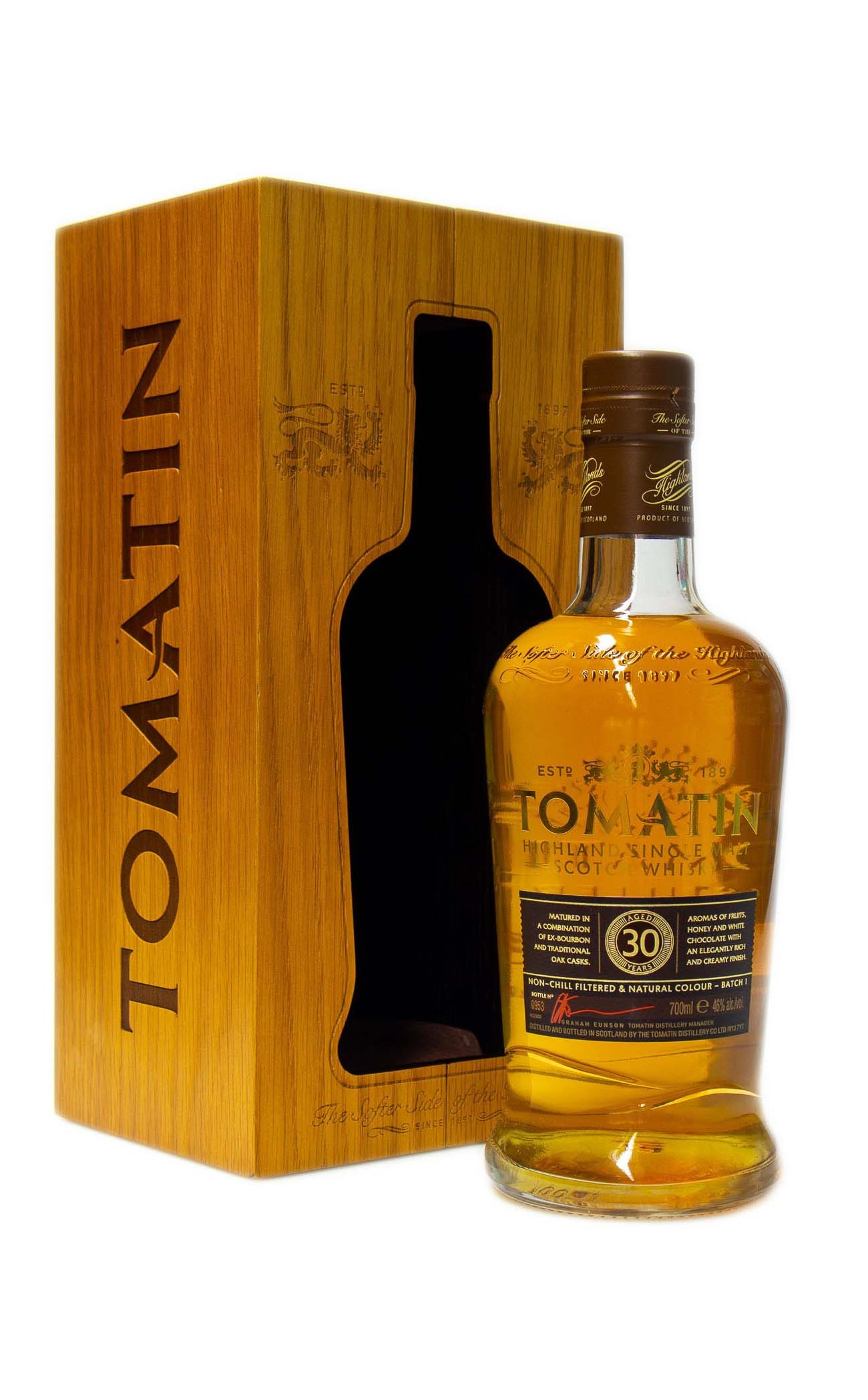

Виски Tomatin 30 YO, 0.7 л