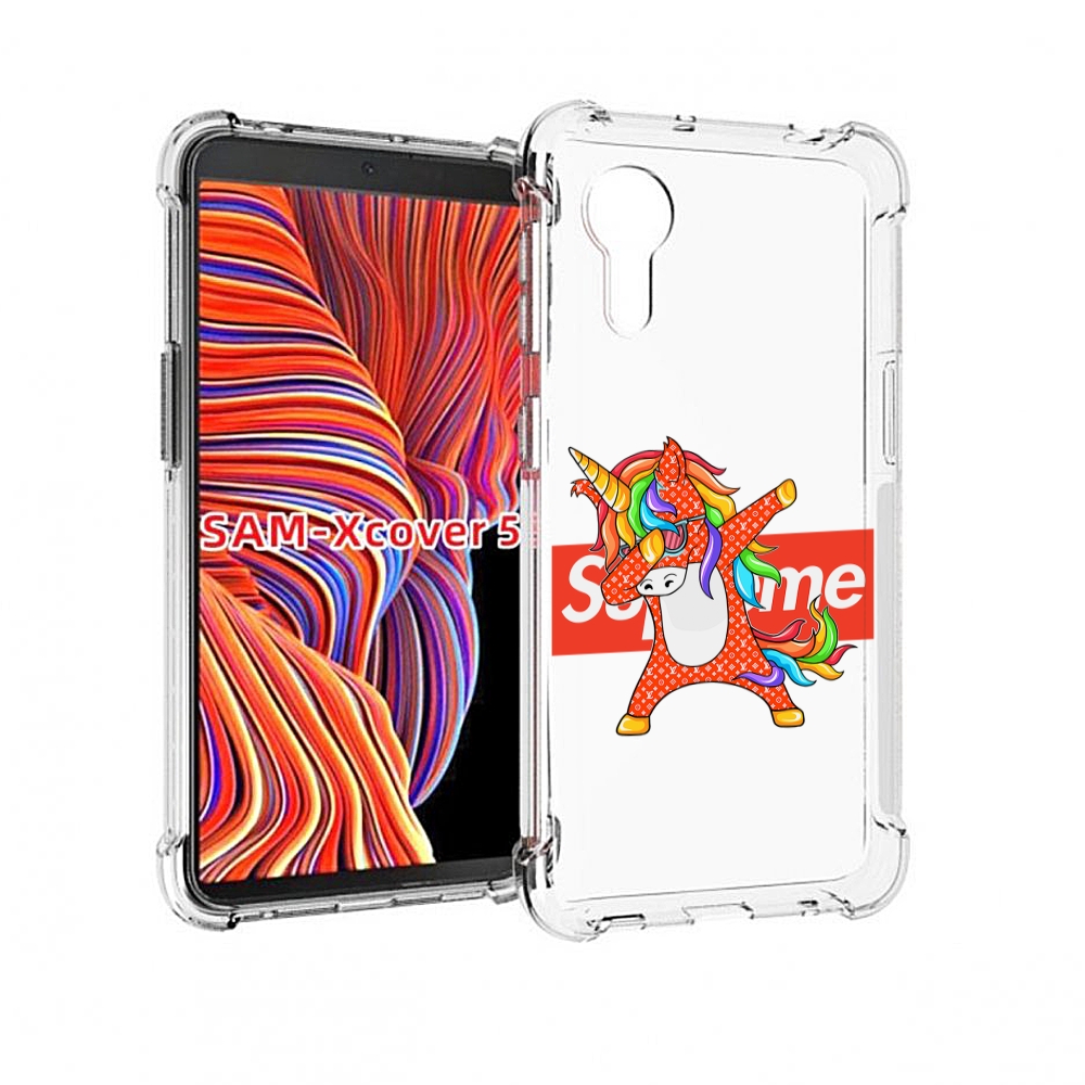 

Чехол MyPads Единорог-суприм для Samsung Galaxy Xcover 5, Прозрачный, Tocco