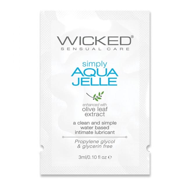 Гель-лубрикант Wicked Simply Aqua Jelle на водной основе 3 мл