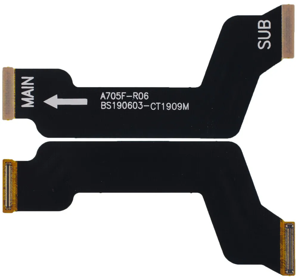 

Шлейф Айсотка A705 для смартфона Samsung A705 Galaxy A70 желтый, Samsung A705 Galaxy A70