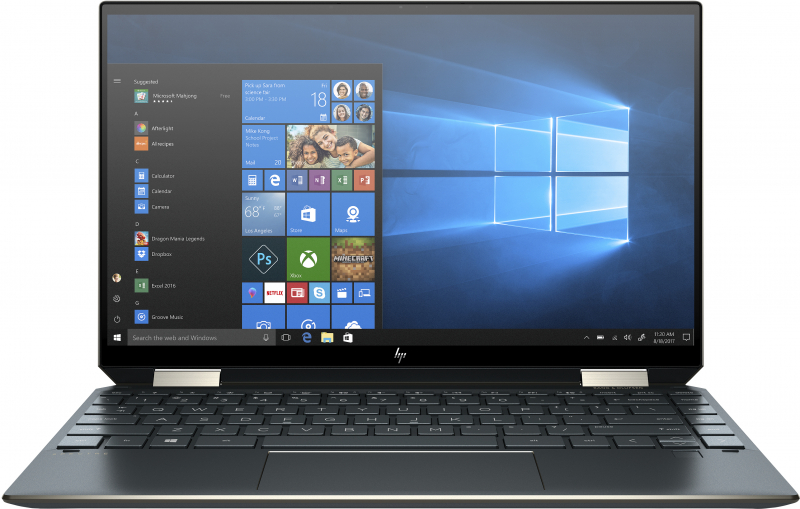 фото Ноутбук-трансформер hp spectre x360 13-aw2023ur dark blue (2z4m8ea)