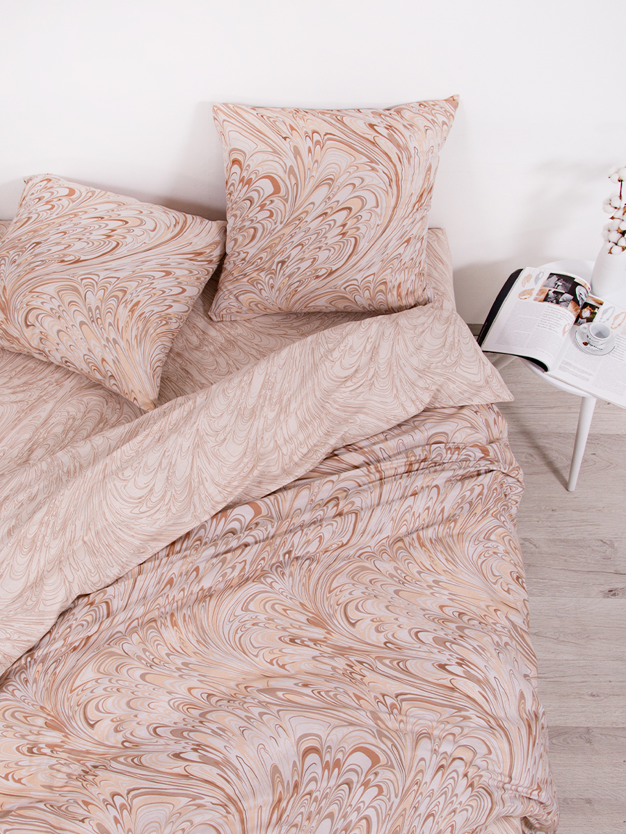 

Постельное белье 1,5-спальное СонCotton Кофе со сливками арт. 0500, серия - 5 (Сон Cotton)