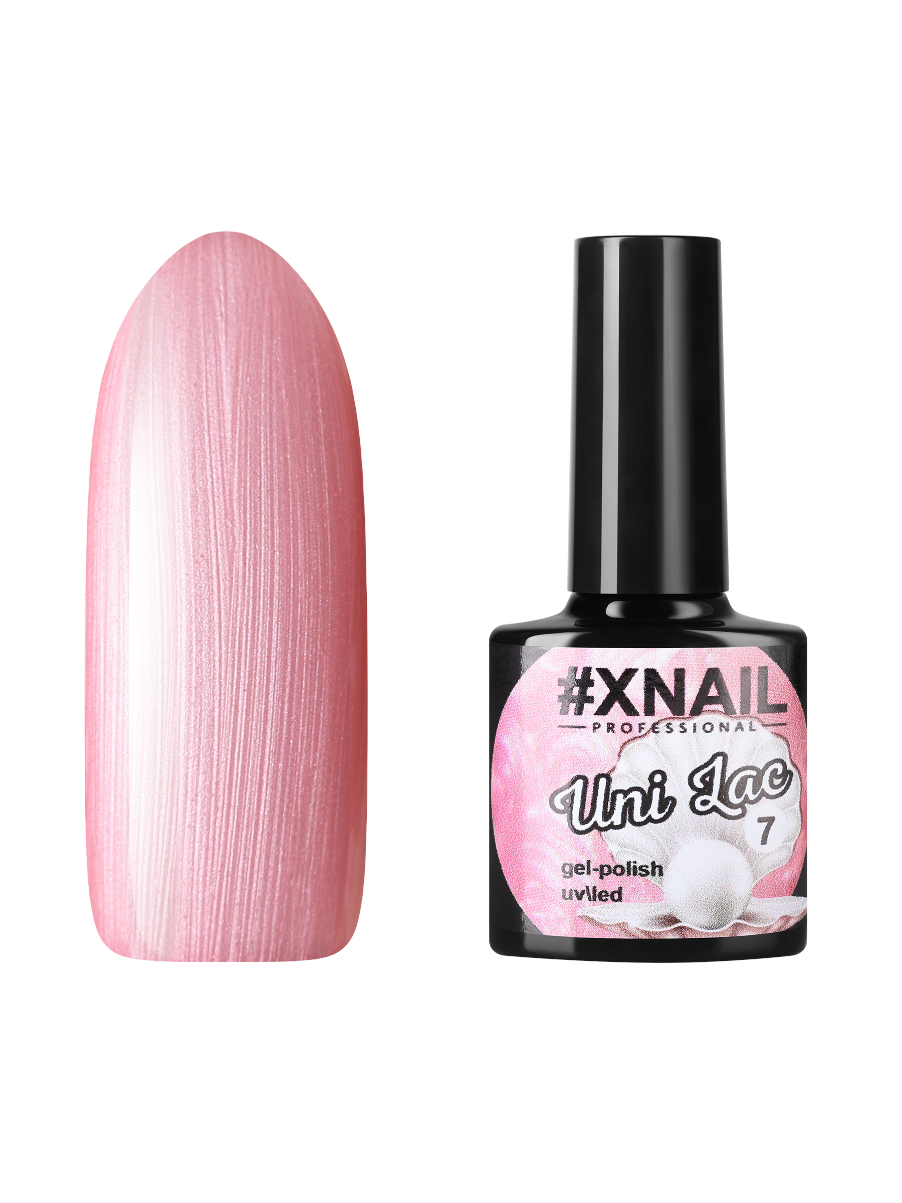 

Гель-лак для ногтей Xnail, Uni Lac №7 розовый