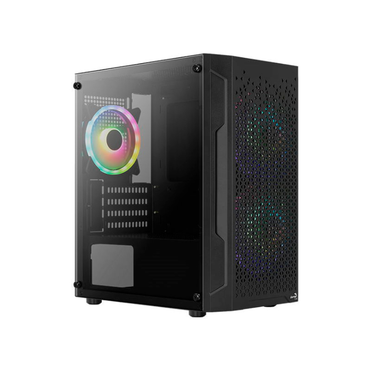 Корпус компьютерный AeroCool Trinity Mini-G-BK-v2 Black