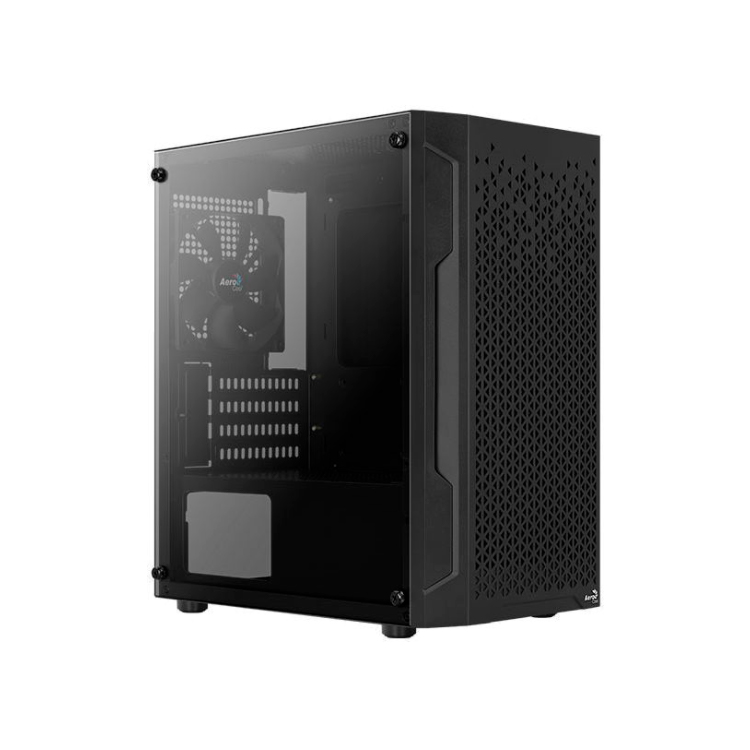 фото Компьютерный корпус aerocool trinity mini-g-bk-v1 black