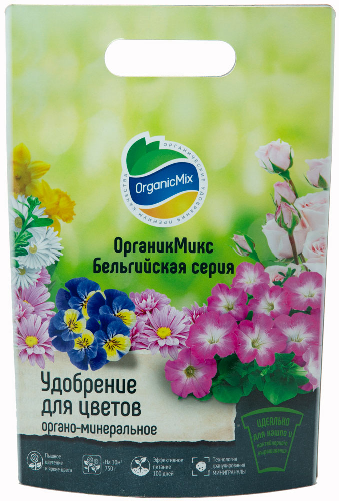 

Удобрение "Органик Микс" для цветов Бельгийская серия 150г