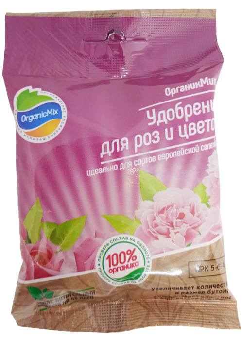 фото Удобрение "органик микс" для роз и цветов 50г organicmix