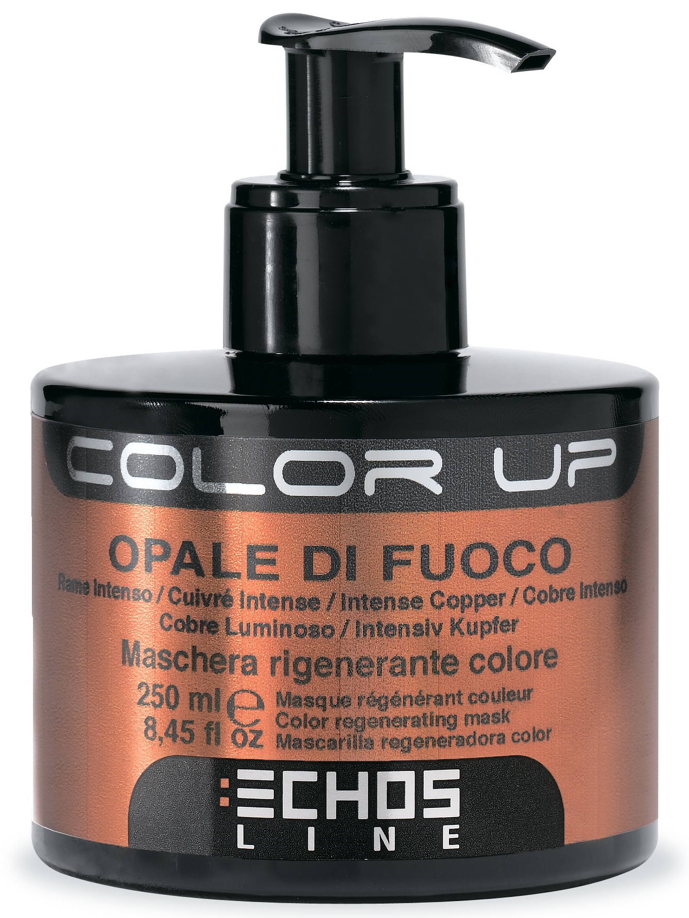 Маска Echos Line COLOR UP для тонирования волос медный интенсивный 250 мл форма силиконовая для леденцов доляна новый год 31×9 см 4 ячейки с палочками красный