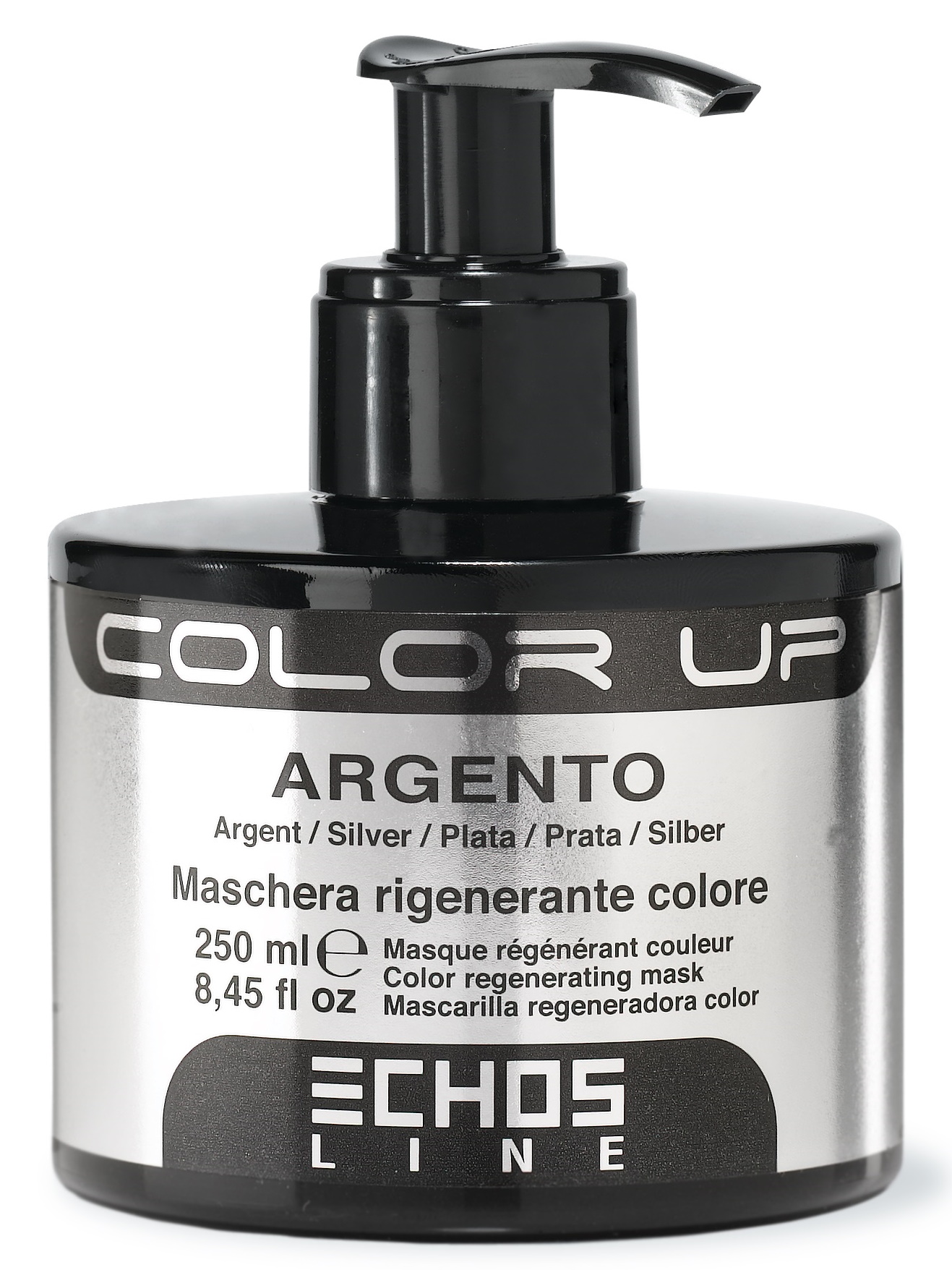 фото Маска echos line color up для тонирования волос серебристый 250 мл