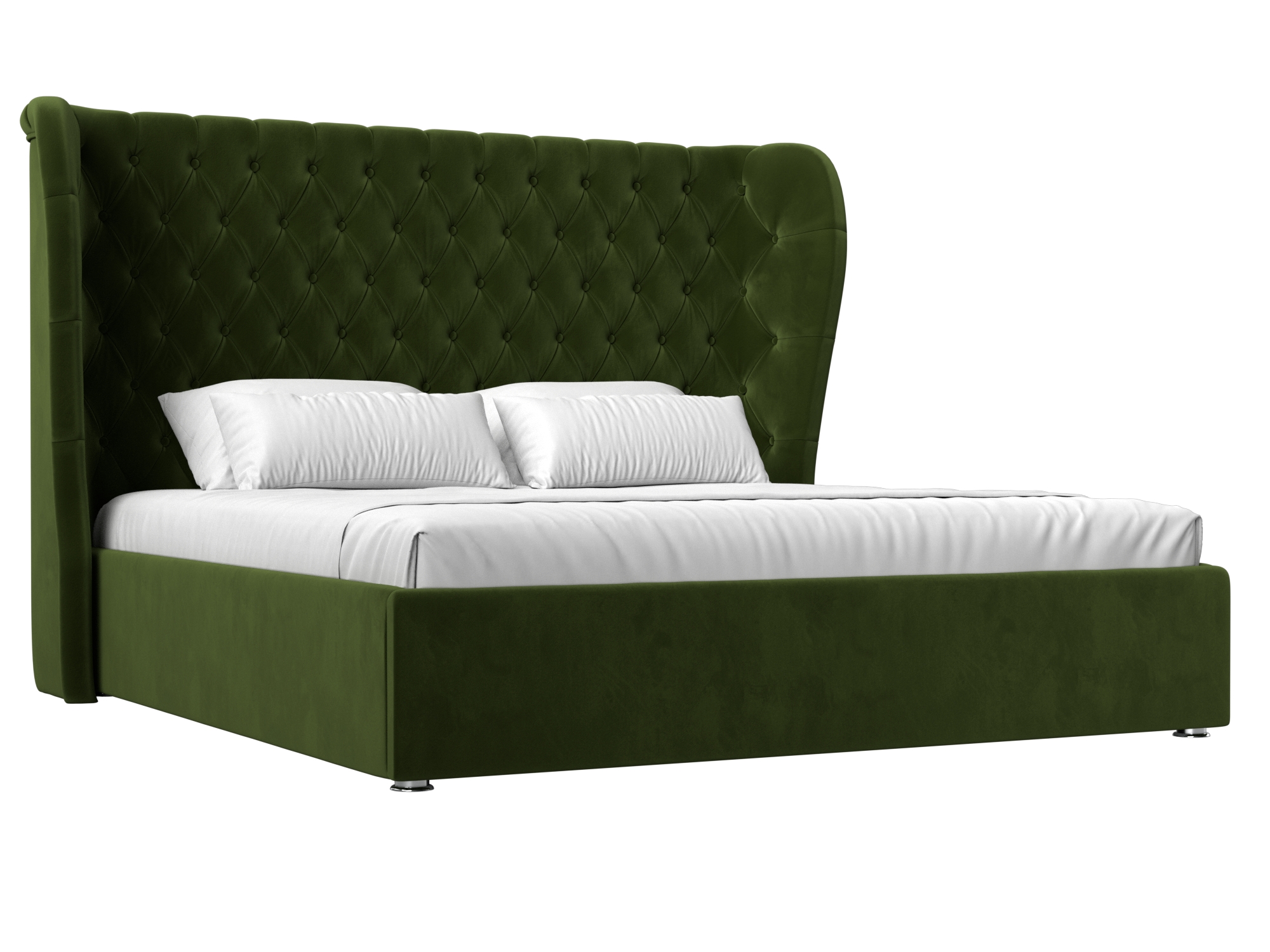 

Кровать Лига Диванов Далия 200 Зеленый (микровельвет), Далия 200