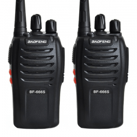 

Комплект раций Baofeng BF-666S/2, Черный, BF-666S/2