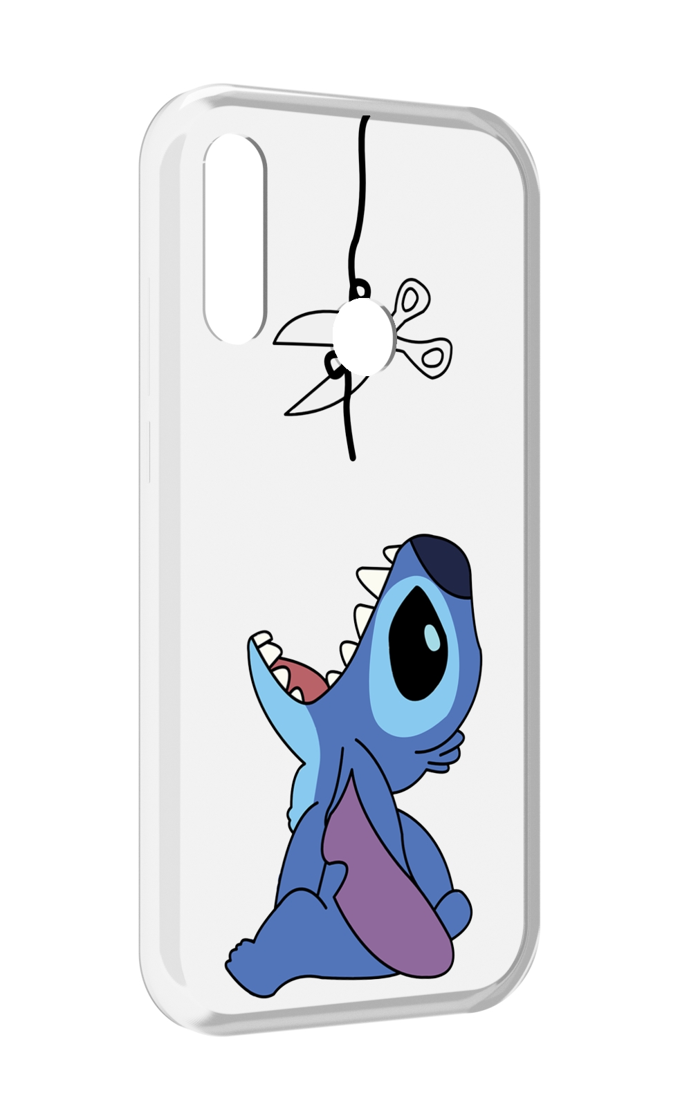 

Чехол MyPads стич-с-ножницами для Lenovo Z6 Pro Youth Edition / Z6 Pro Lite, Прозрачный, Tocco