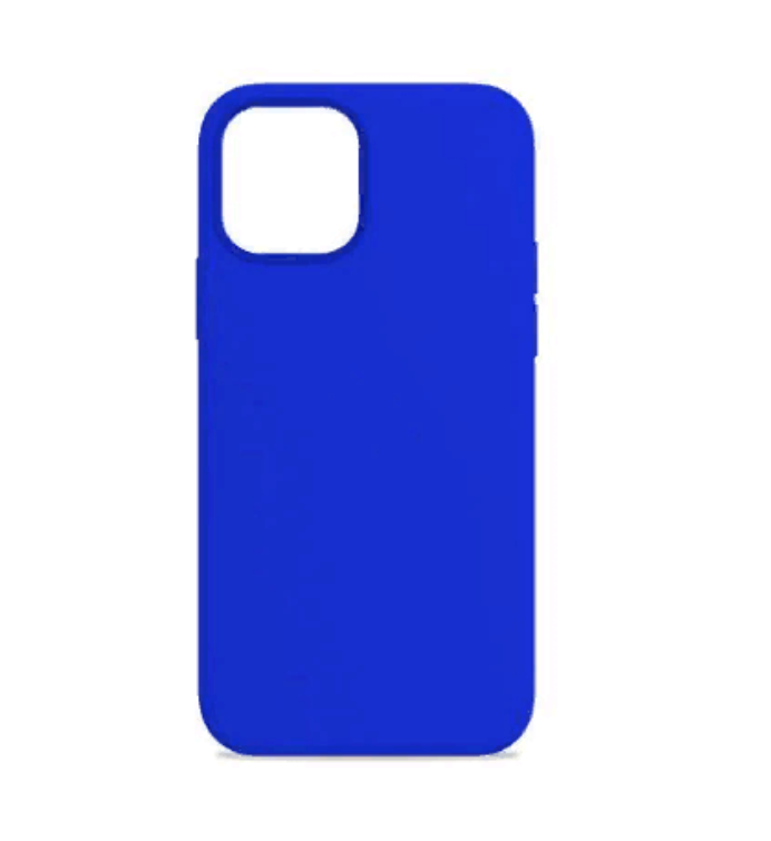 

Чехол iPhone 12/12 Pro (6.1) Silicon Сase APL WS (с лого) ( Ультра-синий)