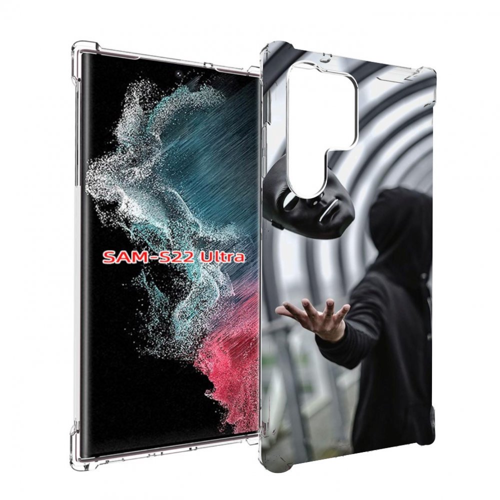 

Чехол MyPads Сними-маску для Samsung Galaxy S23 Ultra, Прозрачный, Tocco