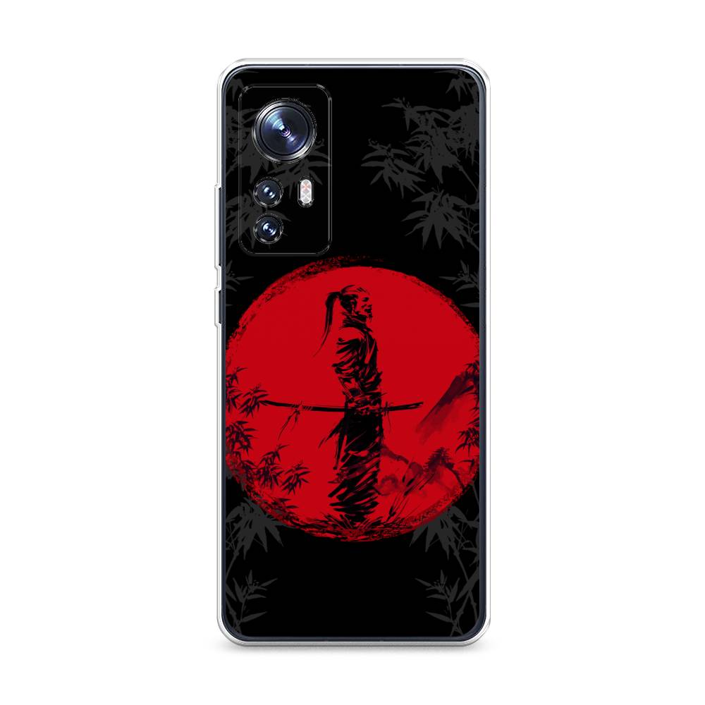 

Чехол на Xiaomi 12 "Самурай на красном фоне", Черный;красный;серый, 316050-4