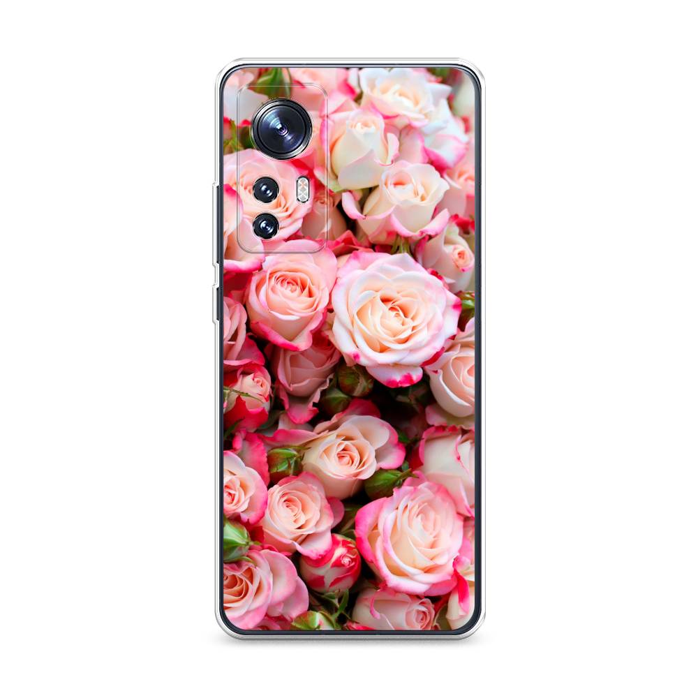 

Чехол на Xiaomi 12 "Много роз", Розовый, 316050-2