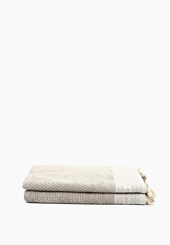 Комплект полотенце банное махровое PATRIK SAYLI 70х140 и 50х90 см DELUXE