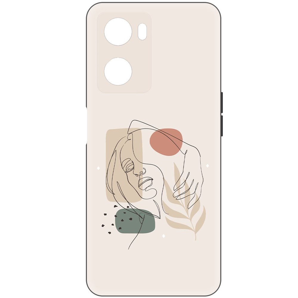 

Чехол-накладка Софт Грациозность для Oppo A57s, Черный