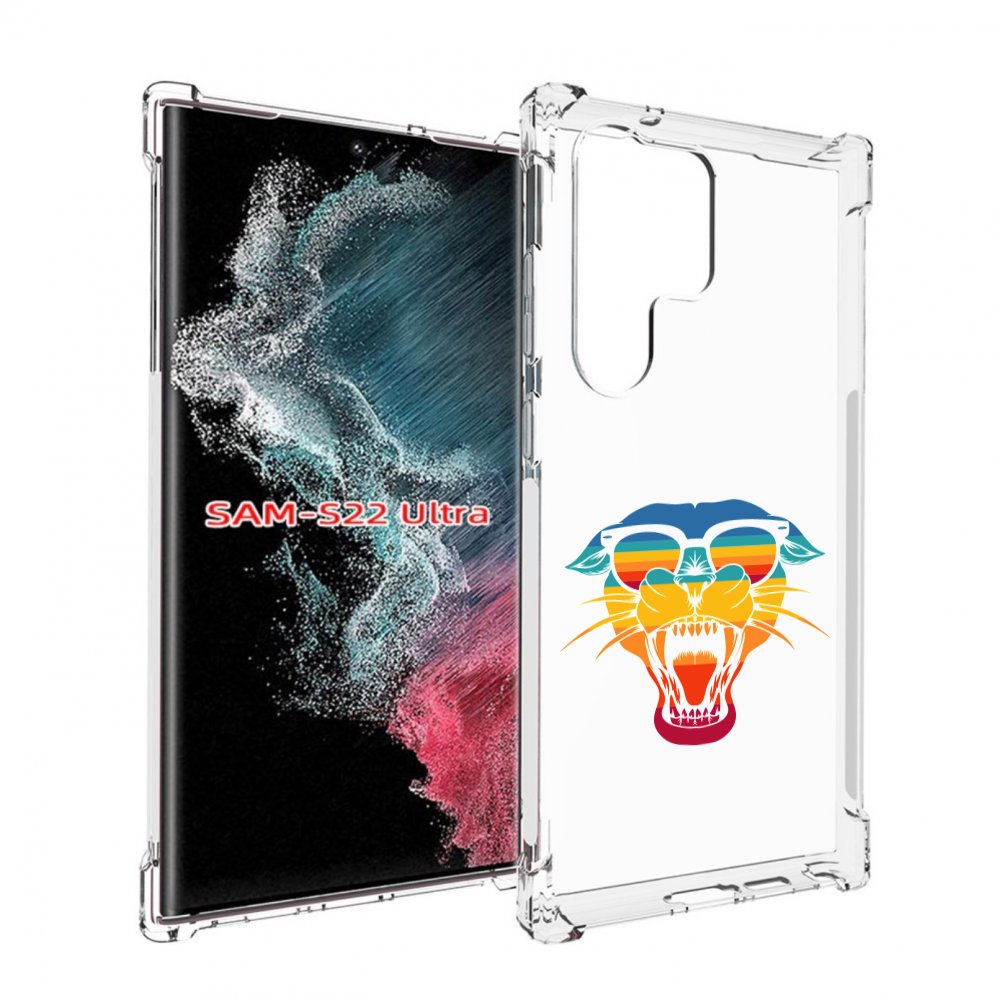 

Чехол MyPads Радужная-пантера для Samsung Galaxy S23 Ultra, Прозрачный, Tocco