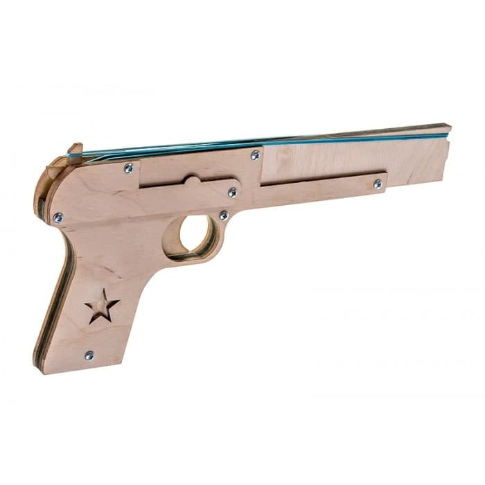 Пистолет-резинкострел ТТ резинки и 3 мишении в комплекте