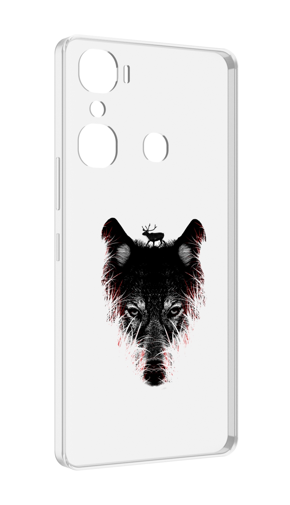 

Чехол MyPads волк в траве для Infinix Hot 12 Pro, Прозрачный, Tocco