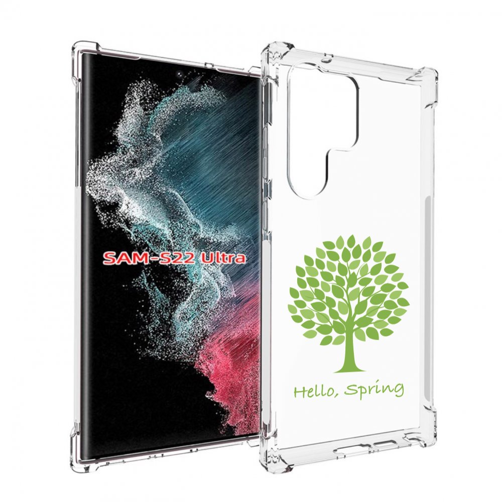 

Чехол MyPads Привет-весна для Samsung Galaxy S23 Ultra, Прозрачный, Tocco