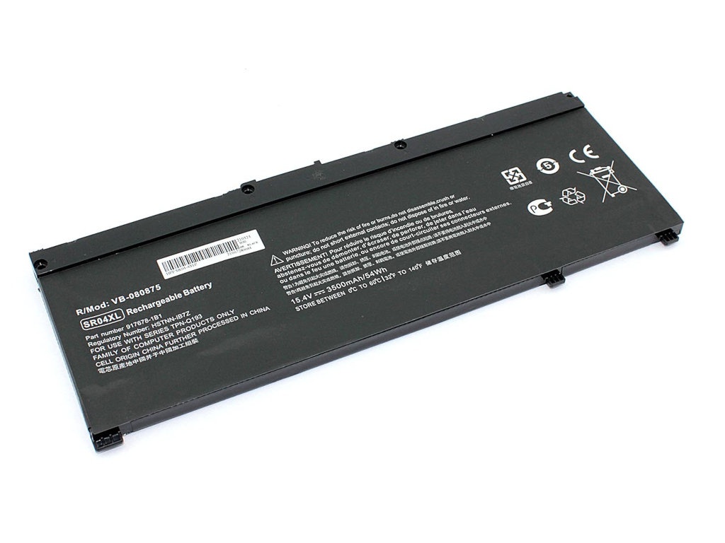 

Аккумулятор Vbparts (схожий с SR04XL) для HP 15-CE 15.4V 3500mAh OEM 080875