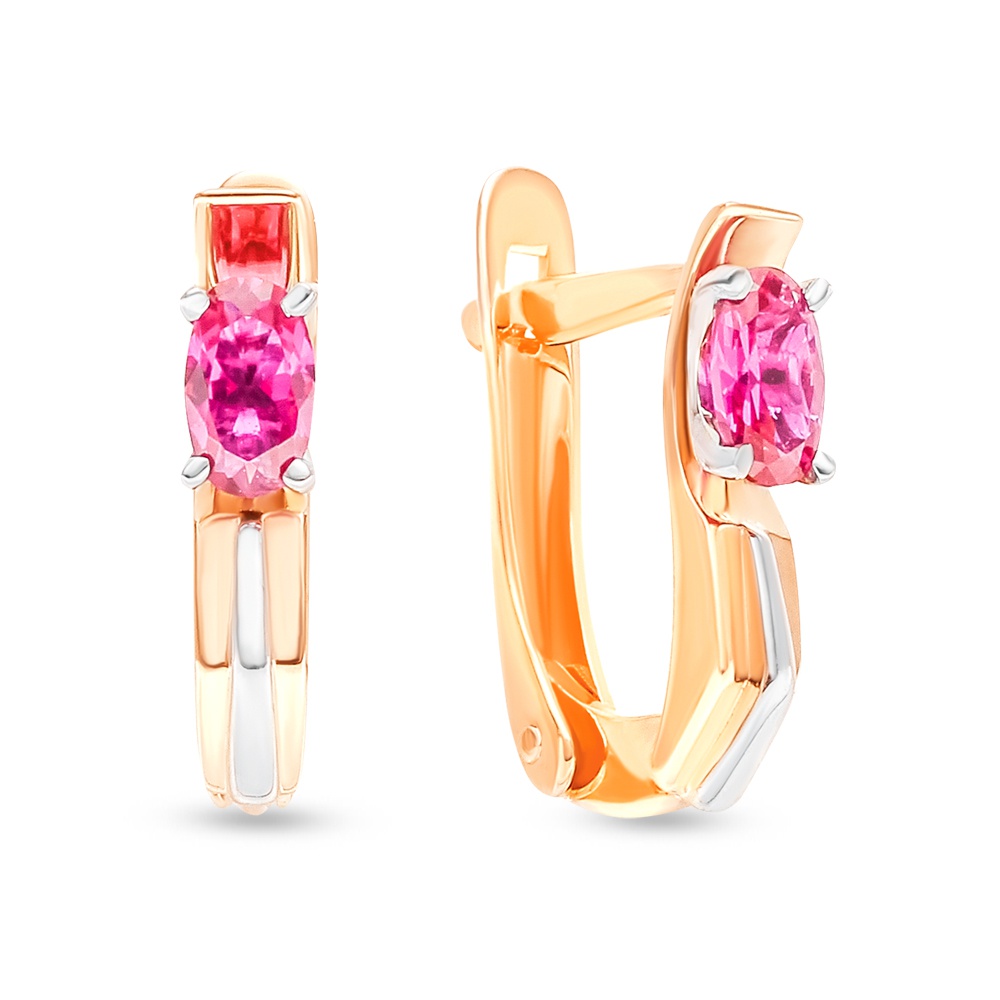 

Серьги из красного золота с рубином 585Gold 102007327, 102007327