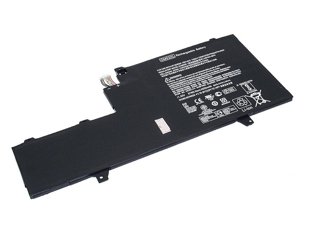 

Аккумулятор Vbparts (схожий с OM03XL) для HP EliteBook 1030 G2 Type A 11.55V 57Wh 077500