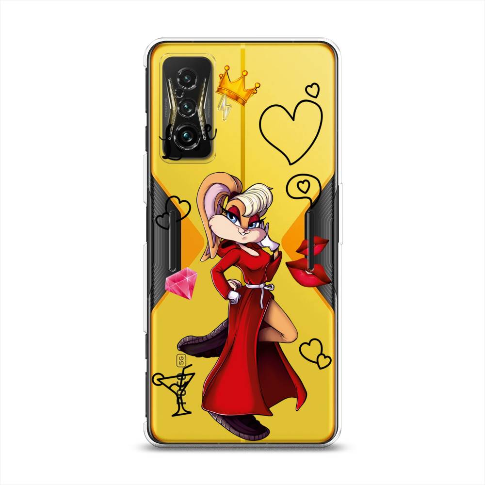 

Чехол на Xiaomi Redmi K50 GE "Rich Lola Bunny", Красный;бежевый;оранжевый, 314950-6