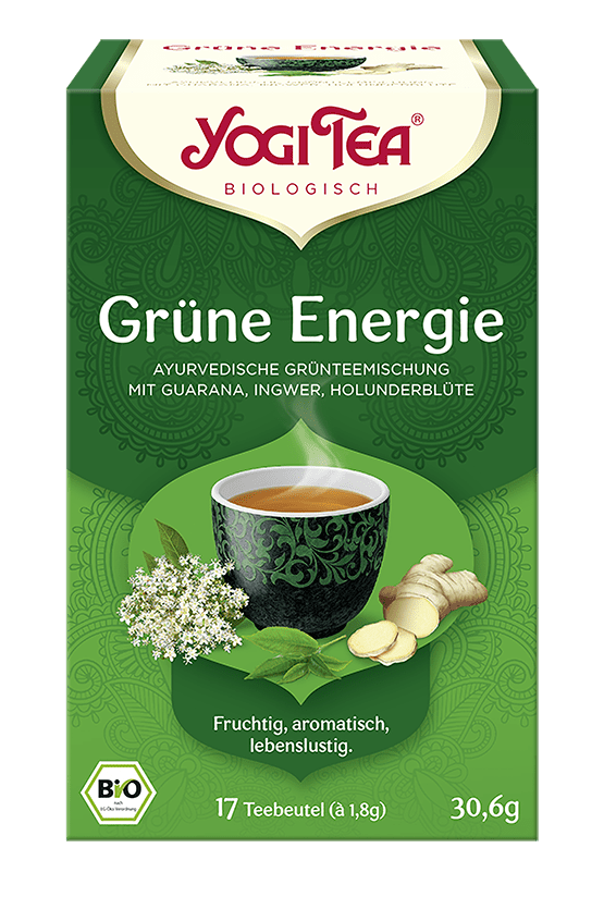 

Чай в пакетиках Yogi Tea Grune Energie Зеленая Энергия, 17 пакетиков