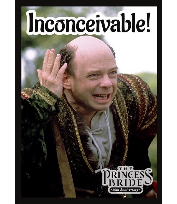 Протекторы для карт Legion Supplies Princess Bride: Inconcieveable матовые 50 штук