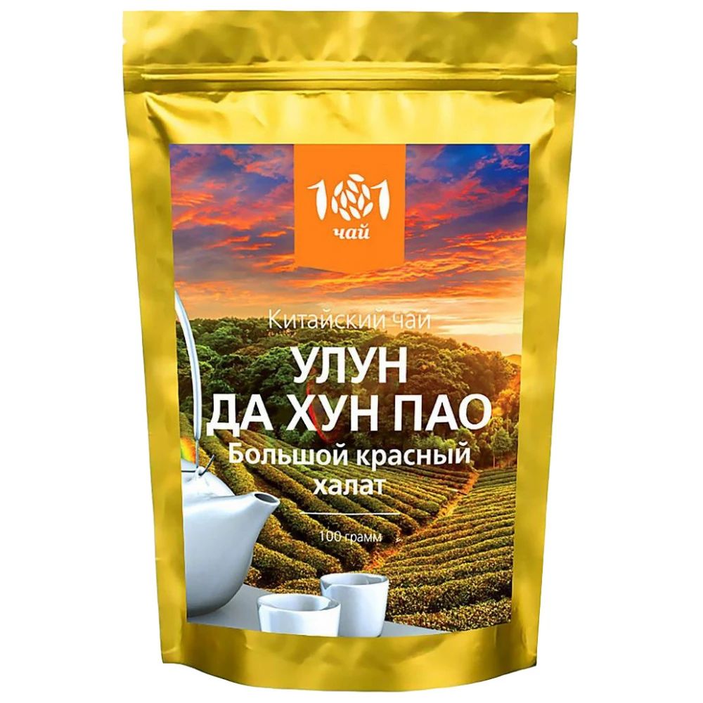 

Чай улун 101 чай "Да Хун Пао", листовой, 100 г