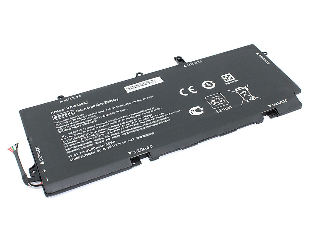 

Аккумулятор Vbparts (схожий с BG06XL) для HP Elitebook 1040 G3 11.4V 3200mAh OEM 080892