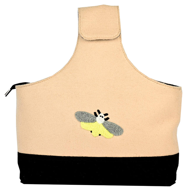 фото Сумка для рукоделия knitpro 12820 bumblebee wrist bag 38x36x10 см фетр замша knit pro
