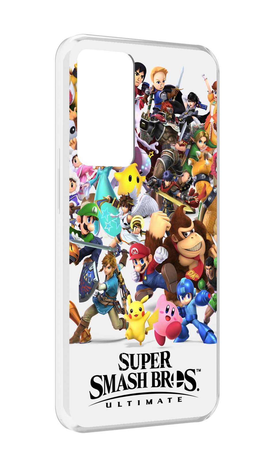 

Чехол MyPads Super Smash Bros для OPPO Reno 8 Lite, Прозрачный, Tocco