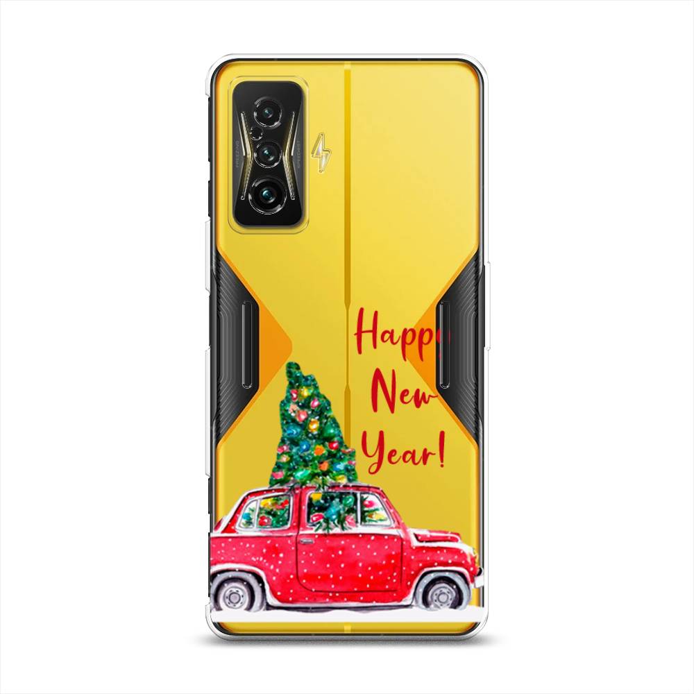 

Чехол на Xiaomi Redmi K50 GE "Happy New Year", Красный;зеленый, 314950-5