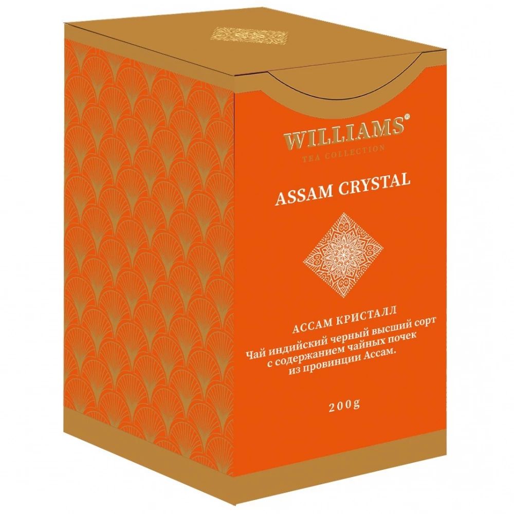 

Чай черный Williams Assam crystal, листовой, с высоким содержанием чайных почек, 200 г