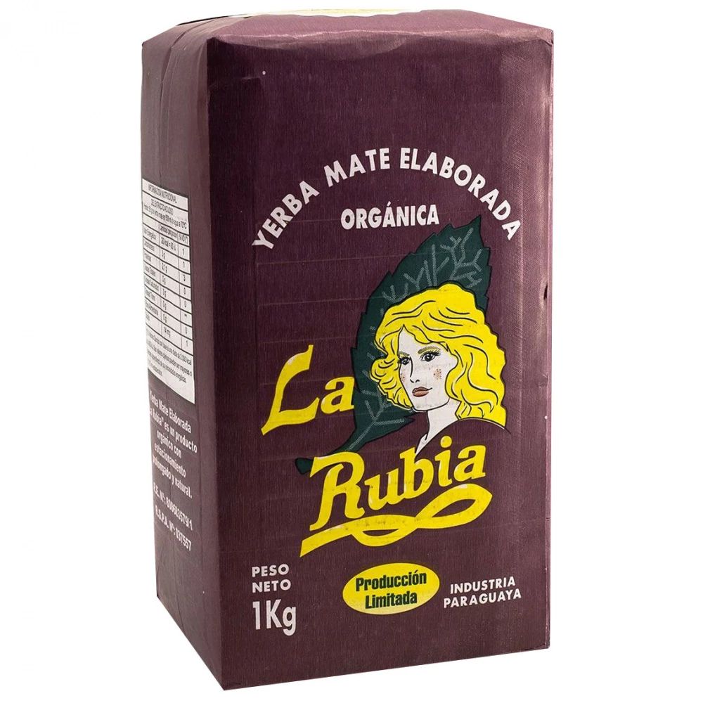 

Чай мате Yerba Mate "Elaborada Organica | La Rubia", листовой, 1000 г
