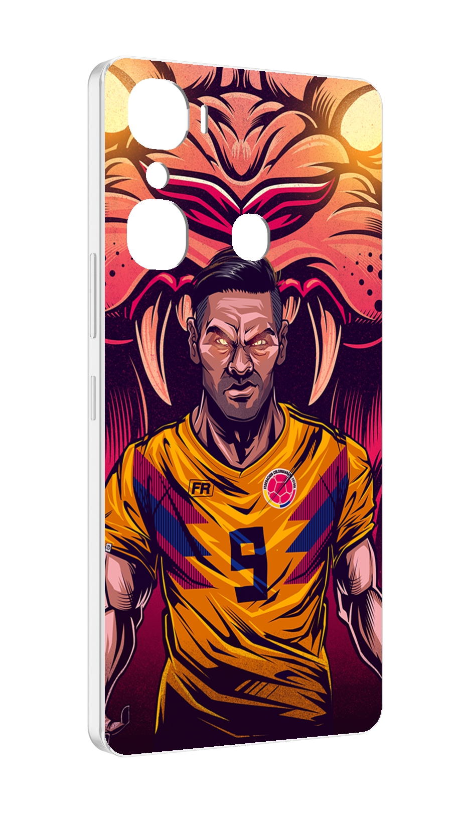 

Чехол MyPads парень-тигр-красный для Infinix Hot 12 Pro, Прозрачный, Tocco