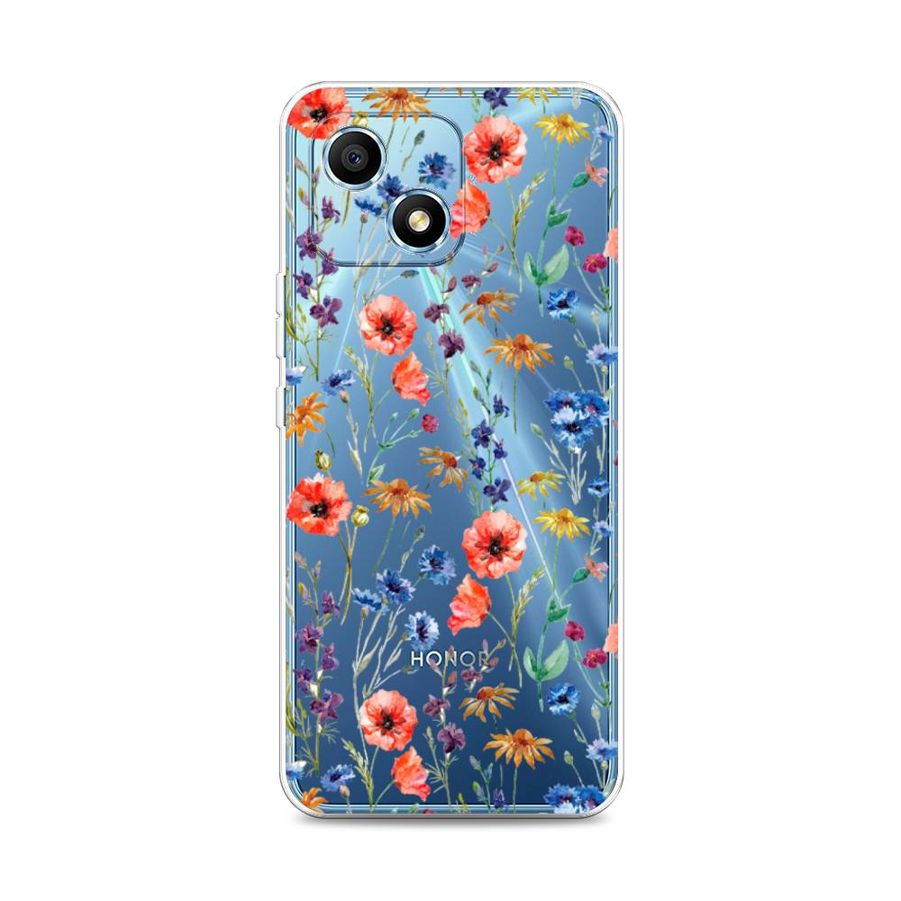 

Чехол Awog на Honor Play 30 "Маки и васильки фон", 6108750-8