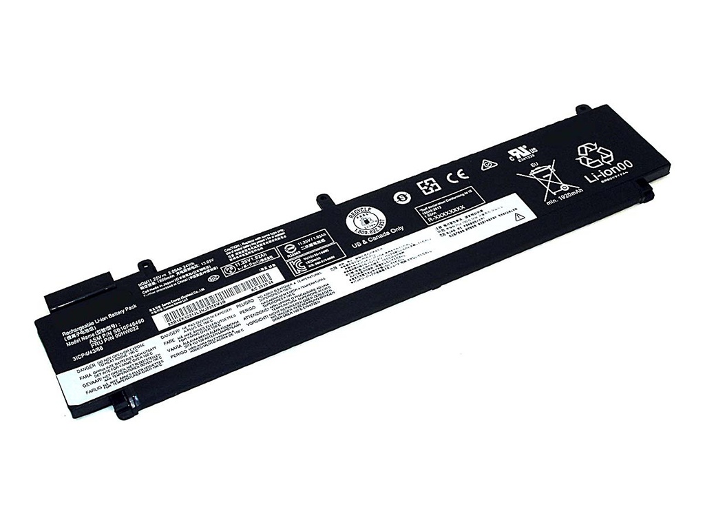 

Аккумулятор Vbparts (схожий с 00HW022) для Lenovo ThinkPad T460s 13.05V 1920mAh 074108