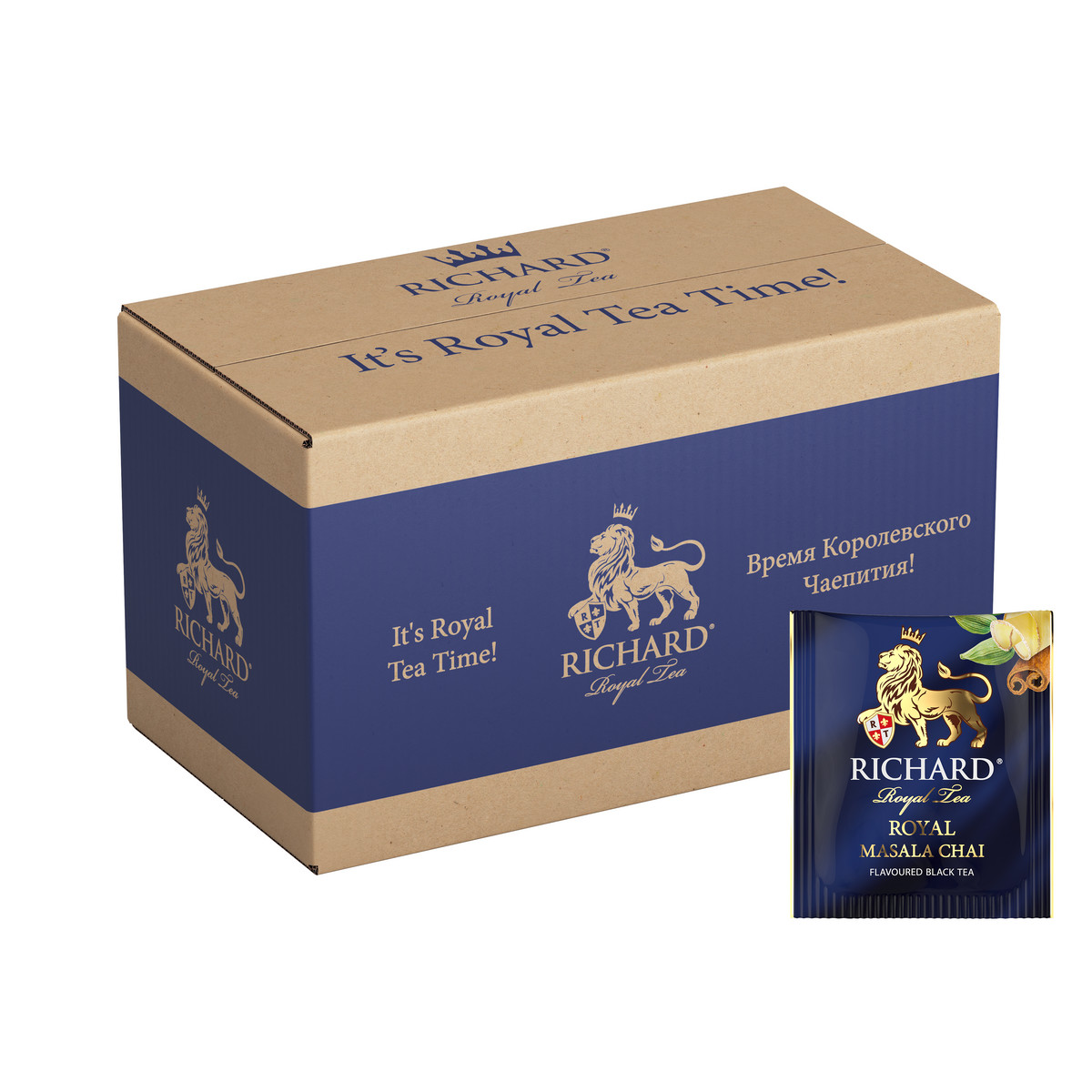 

Чай черный Richard Royal Masala Chai, с добавками, 200 сашетов