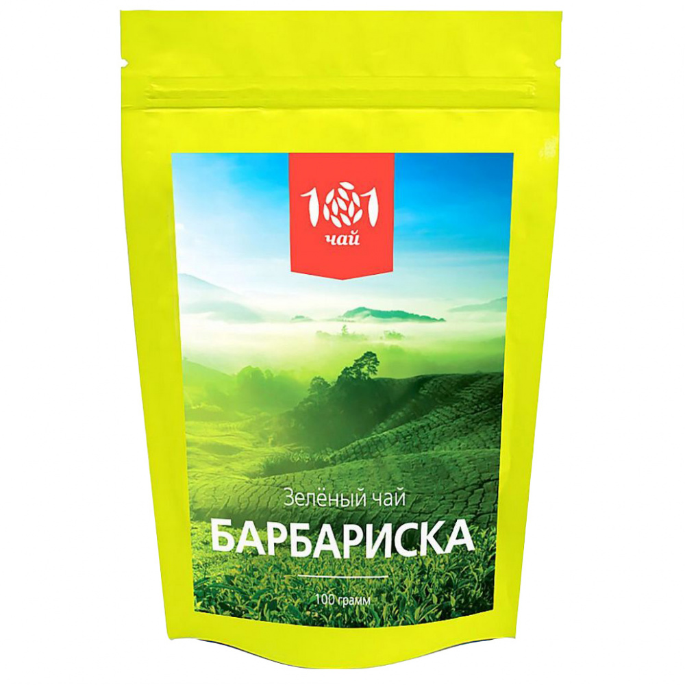 

Чай зеленый 101 чай "Барбариска", листовой, с добавками, 100 г
