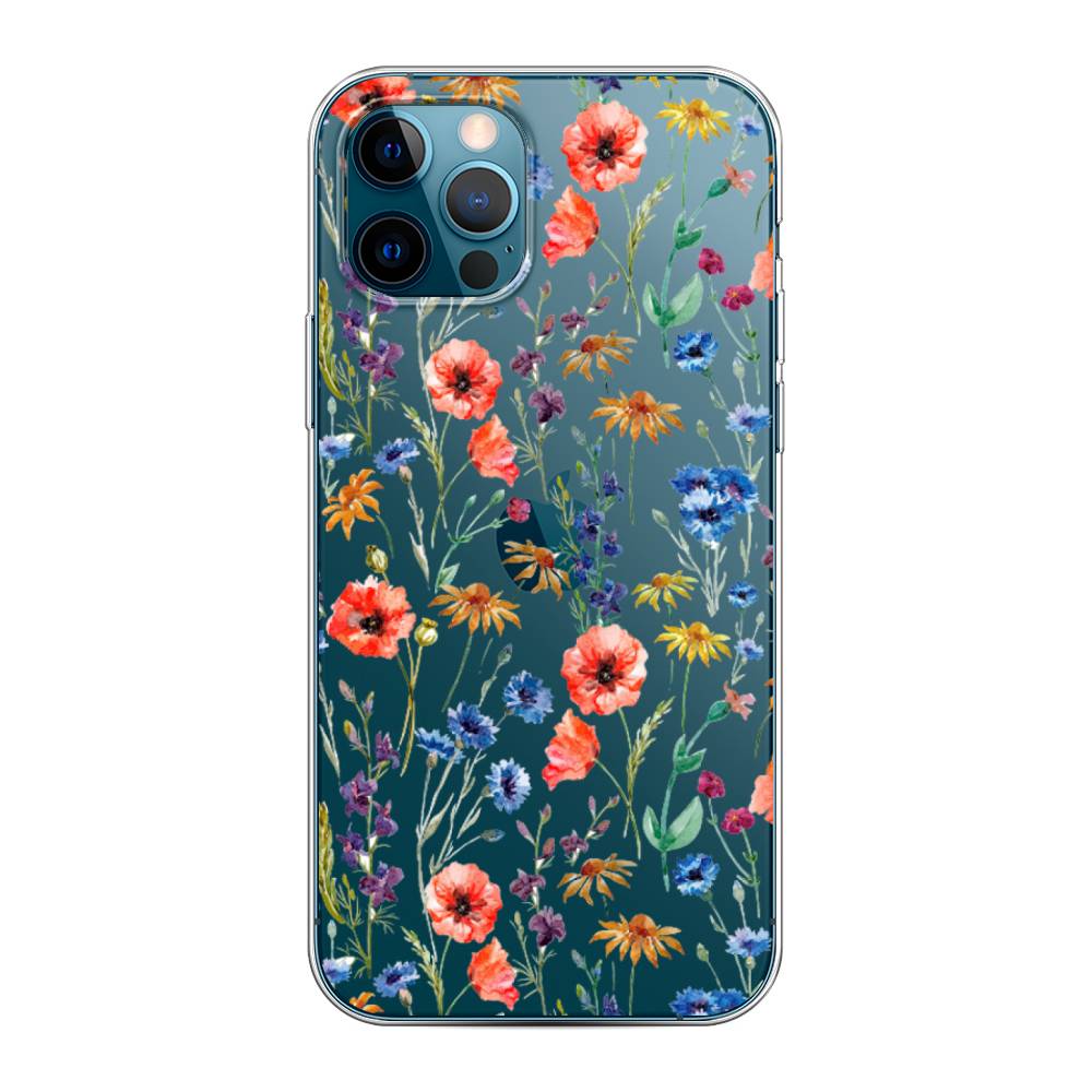 

Чехол Awog на Apple iPhone 12 Pro / Айфон 12 Pro "Маки и васильки фон", 12850-8