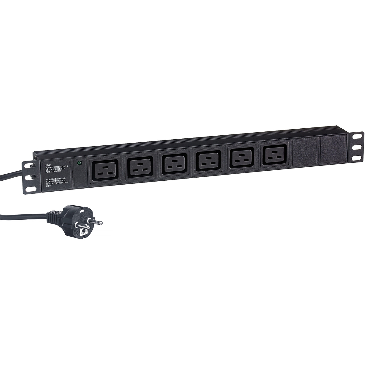

Exegate ServerPro PDU-19H013 Al-6C19-EU3-SW, Черный, ServerPro PDU-19H013 Al-6C19-EU3-SW